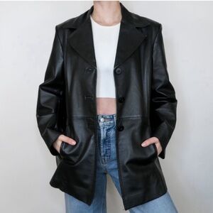 Worthington Black Leather Jacket